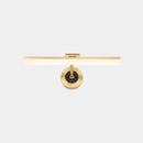 GobekUsa Minimalist LED Vanity Light for Bathroom Walls - Swing Arm Bath Bar with Acrylic Shade