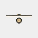 GobekUsa Minimalist LED Vanity Light for Bathroom Walls - Swing Arm Bath Bar with Acrylic Shade