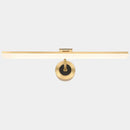 GobekUsa Minimalist LED Vanity Light for Bathroom Walls - Swing Arm Bath Bar with Acrylic Shade