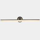 GobekUsa Minimalist LED Vanity Light for Bathroom Walls - Swing Arm Bath Bar with Acrylic Shade