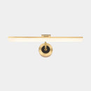 GobekUsa Minimalist LED Vanity Light for Bathroom Walls - Swing Arm Bath Bar with Acrylic Shade