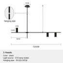 GobekUsa Black Chandelier Pendant Lights for Dining Table, Kitchen, Living Room