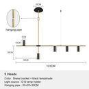 GobekUsa Black Chandelier Pendant Lights for Dining Table, Kitchen, Living Room
