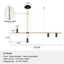 GobekUsa Black Chandelier Pendant Lights for Dining Table, Kitchen, Living Room