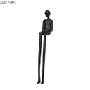 GobekUsa Black Character Metal Statue Desk Ornament Sculpture Home Decor Figure Artwork