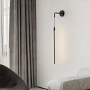 GobekUsa Copper Wall Lamp: Modern Minimalist Bedroom Stairway Light