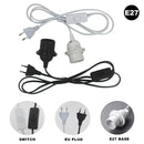 Minimalist black decorative lamp cord with dimmer switch bedroom light by Decorbites