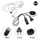 Minimalist black decorative lamp cord with dimmer switch bedroom light by Decorbites
