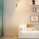 GobekUsa Brass Floor Light: Modern Rotatable Standing Lamp for Living Room, Bedroom, Hotel