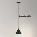 GobekUsa Geometric LED Pendant Light for Living Room Bedside - Nordic Style Glam Fixtures