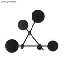 GobekUsa Modern Geometric LED Wall Light Fixture for Living Room - Metallic Wall Mounted Lamp
