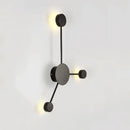 Minimalist black geometry led wall light for living room bedroom by Decorbites