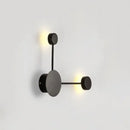 Minimalist black geometry led wall light for living room bedroom by Decorbites