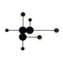 Minimalist black geometry led wall light for living room bedroom by Decorbites