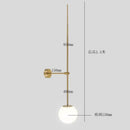 GobekUsa Glass Ball LED Wall Lamp for Modern Minimalist Decor