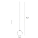 GobekUsa Glass Ball LED Wall Lights for Home Living Room Bedroom Bar Stairs Lighting