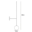 GobekUsa Glass Ball LED Wall Lights for Home Living Room Bedroom Bar Stairs Lighting