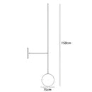 GobekUsa Glass Ball LED Wall Lights for Home Living Room Bedroom Bar Stairs Lighting