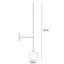 GobekUsa Glass Ball LED Wall Lights for Home Living Room Bedroom Bar Stairs Lighting