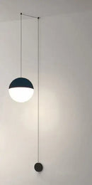 GobekUsa Glass Ball Pendant Lamp LED Chandelier for Kitchen Island Decor