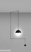 GobekUsa Glass Ball Pendant Lamp LED Chandelier for Kitchen Island Decor