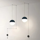GobekUsa Glass Ball Pendant Lamp LED Chandelier for Kitchen Island Decor