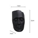 GobekUsa Golden Mask Resin Abstract Face Sculpture for Home Decoration