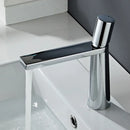 GobekUsa Brass Bathroom Faucet Mixer Tap, Black/Gold Finish, Single Handle Hot/Cold Lavatory