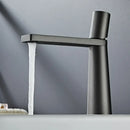 GobekUsa Brass Bathroom Faucet Mixer Tap, Black/Gold Finish, Single Handle Hot/Cold Lavatory