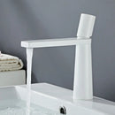 GobekUsa Brass Bathroom Faucet Mixer Tap, Black/Gold Finish, Single Handle Hot/Cold Lavatory