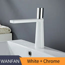 GobekUsa Brass Bathroom Faucet Mixer Tap, Black/Gold Finish, Single Handle Hot/Cold Lavatory