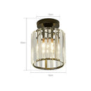 GobekUsa Crystal Ceiling Chandelier: Minimalist Luxury Lighting for Home, Hotel, Balcony, Corridor