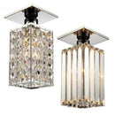 GobekUsa Crystal Ceiling Chandelier: Minimalist Luxury Lighting for Home, Hotel, Balcony, Corridor