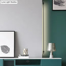 GobekUsa Sleek Pole Shaped LED Wall Light for Living Room - Minimalist Metallic Wall Mounted Lighting