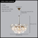 GobekUsa Glass Balls Ceiling Pendant Lights Minimalist Living Room Chandelier Shop Bar Decor