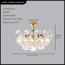 GobekUsa Glass Balls Ceiling Pendant Lights Minimalist Living Room Chandelier Shop Bar Decor