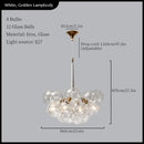 GobekUsa Glass Balls Ceiling Pendant Lights Minimalist Living Room Chandelier Shop Bar Decor