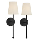 GobekUsa LED Wall Lamp: American Minimalist Black Gold Light for Living Room and Bedroom