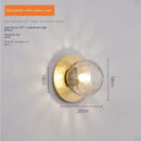 GobekUsa LED Wall Lamp with G9 9W Bulb - Gold/Black Wall Sconce for Bedroom, Living Room