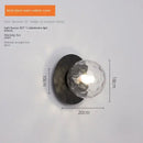 GobekUsa LED Wall Lamp with G9 9W Bulb - Gold/Black Wall Sconce for Bedroom, Living Room
