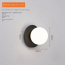 GobekUsa LED Wall Lamp with G9 9W Bulb - Gold/Black Wall Sconce for Bedroom, Living Room