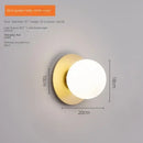 GobekUsa LED Wall Lamp with G9 9W Bulb - Gold/Black Wall Sconce for Bedroom, Living Room