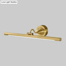 GobekUsa Adjustable Metal Linear LED Wall Sconce with Black/Gold Finish and Acrylic Shade