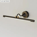 GobekUsa Adjustable Metal Linear LED Wall Sconce with Black/Gold Finish and Acrylic Shade