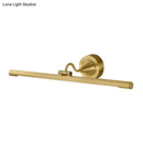 GobekUsa Adjustable Metal Linear LED Wall Sconce with Black/Gold Finish and Acrylic Shade
