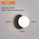 GobekUsa LED Wall Sconce Bedroom Lamp with 9w Bulb for Home Living Room