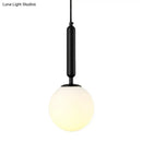 GobekUsa Postmodern Spherical Wall Mounted Lamp in Black/Gold with Clear Water/White Glass - Perfect Bedside Light