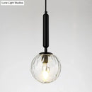 GobekUsa Postmodern Spherical Wall Mounted Lamp in Black/Gold with Clear Water/White Glass - Perfect Bedside Light