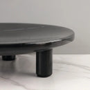 GobekUsa Imitation Marble Resin Three-Legged Fruit Tray - Minimalist Desktop Decoration