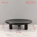 GobekUsa Imitation Marble Resin Three-Legged Fruit Tray - Minimalist Desktop Decoration